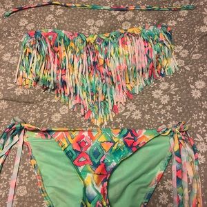 Strapless Malibu Dream Girl two piece bikini